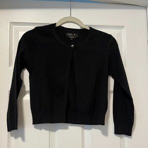 Agnes B Women's Black Mini Sésame Cardigan Size 3